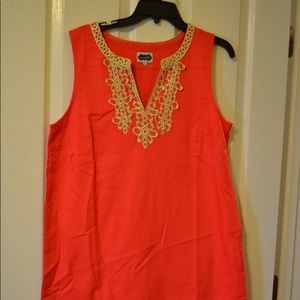 Mudpie Large Sleeveless Shift Dress